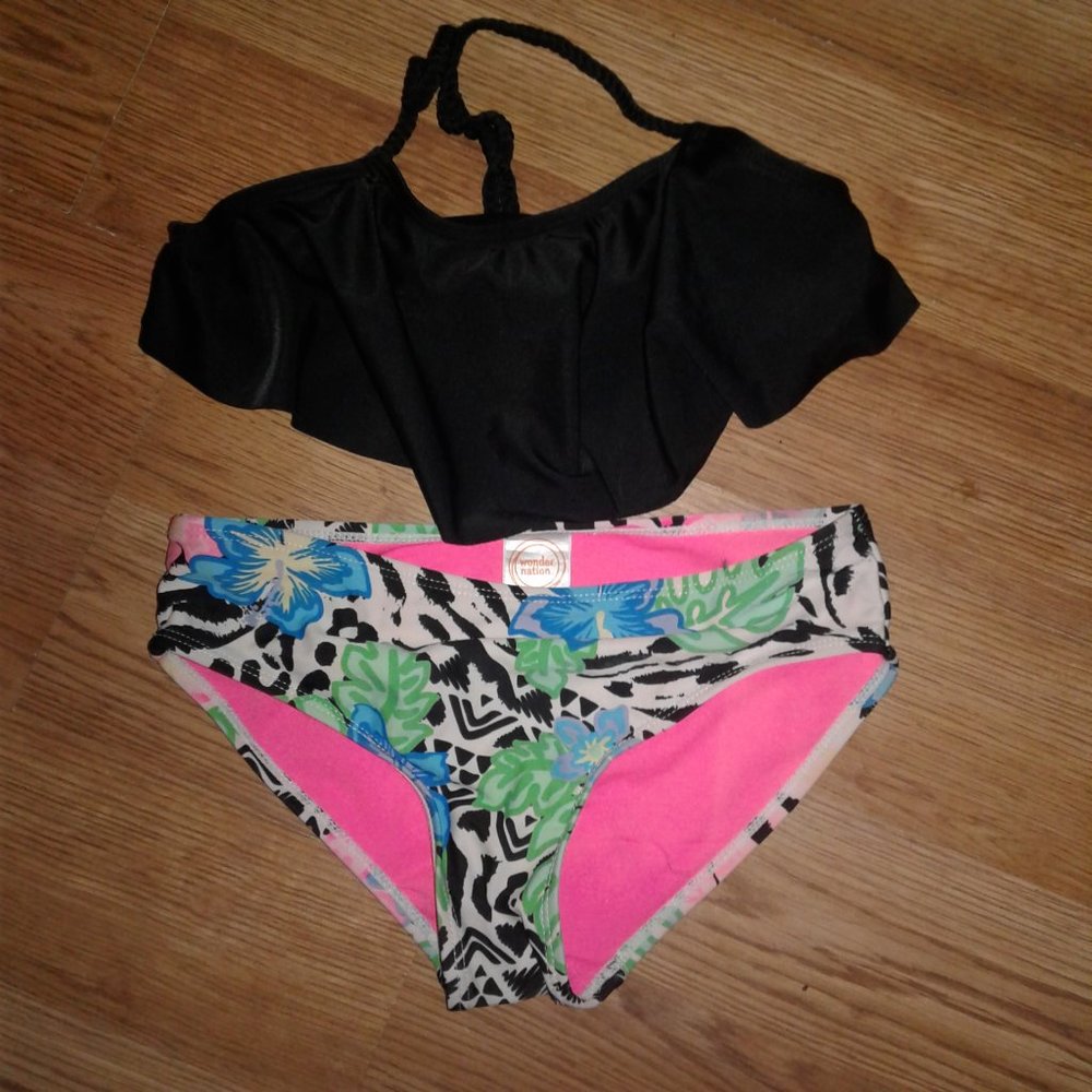 Girls Swim Suit Mixed Brands Size M